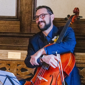 Michael Santander teaches cello lessons at Allegro Music & Dance in Tucson, AZ.