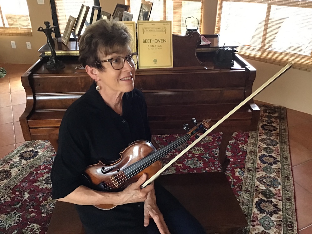 Pat Rogers, Tucson violin teacher at Allegro School of Music and Dance