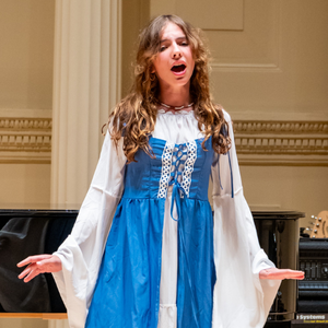 Voice student from Allegro Music and Dance in Tucson sings at Weill Recital Hall