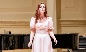 Voice student from Allegro Music and Dance in Tucson sings at Carnegie Hall.