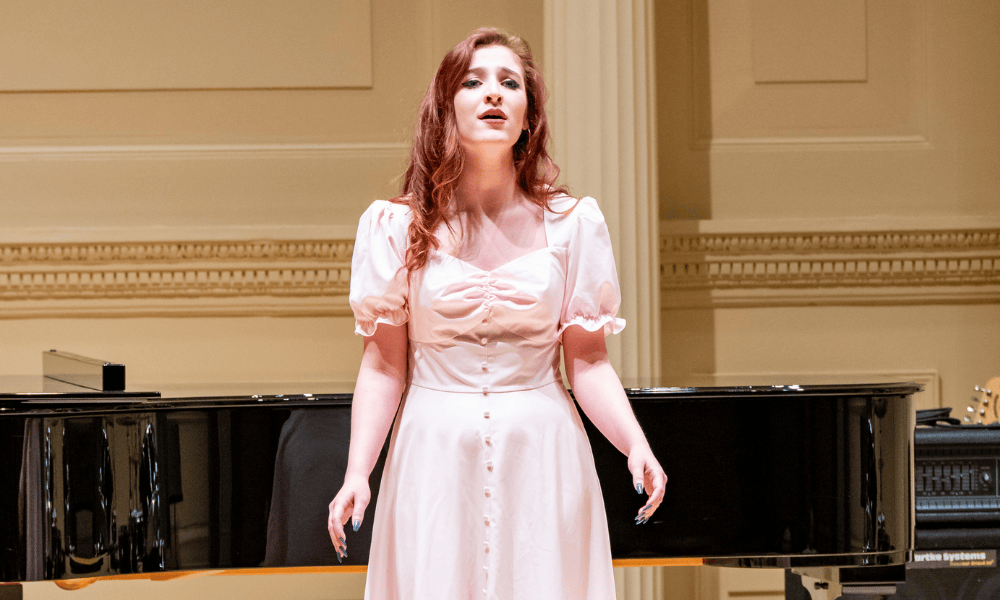 Voice student from Allegro Music and Dance in Tucson sings at Carnegie Hall.