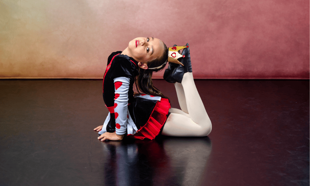 Jazz dance student at Allegro Music and Dance in Tucson