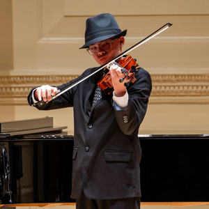 violin student at Allegro Music and Dance performs at Carnegie Hall.