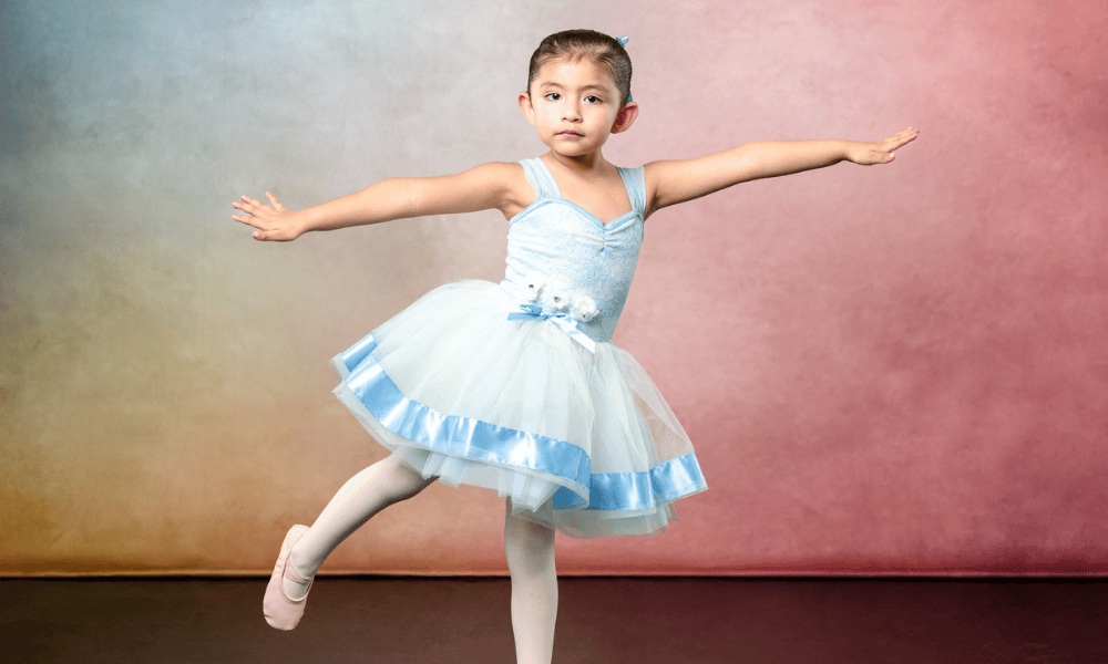 Pre-ballet student in Tucson at Allegro Music and Dance Eastside.