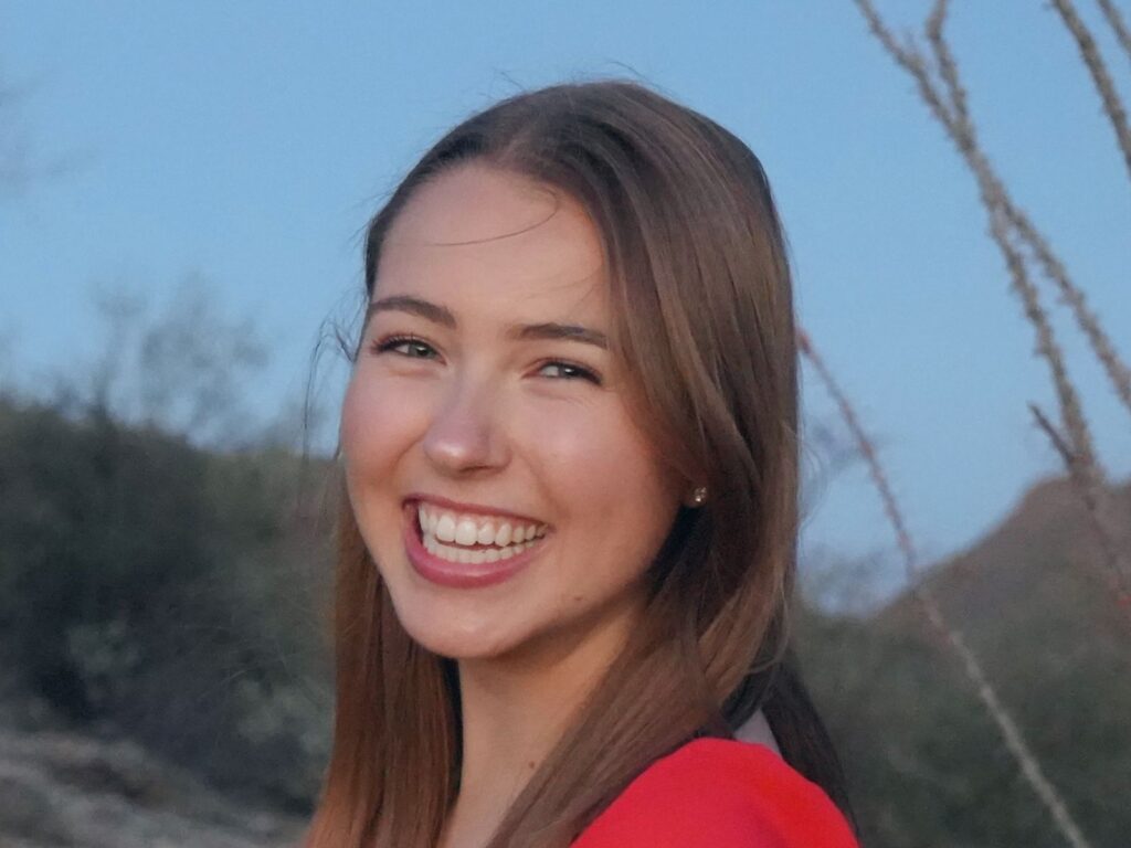 Alaina, a piano and voice teacher at Allegro Music & Dance in Tucson
