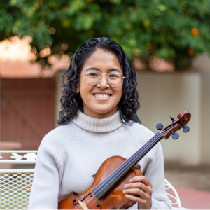 Jennalyn Tamio teaches violin at Allegro in Tucson.