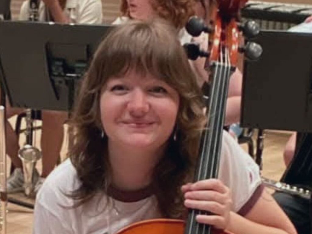 Kendra, a cello teacher at Allegro Music & Dance in Tucson