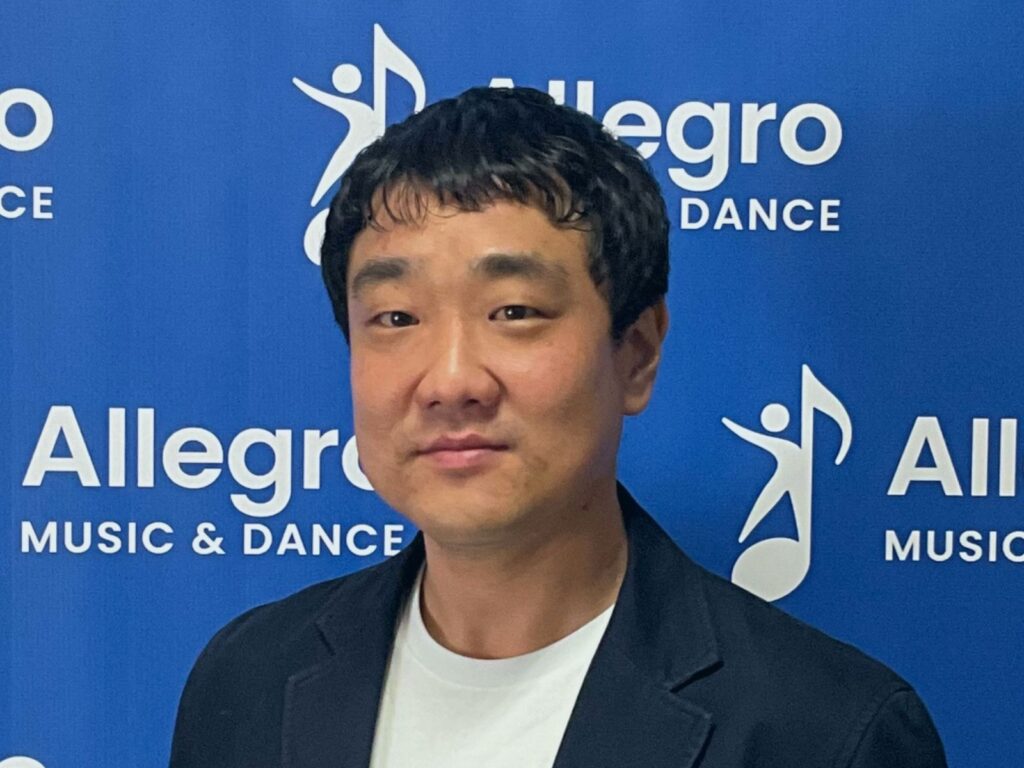 Yongjae, a voice teacher at Allegro Music & Dance in Tucson