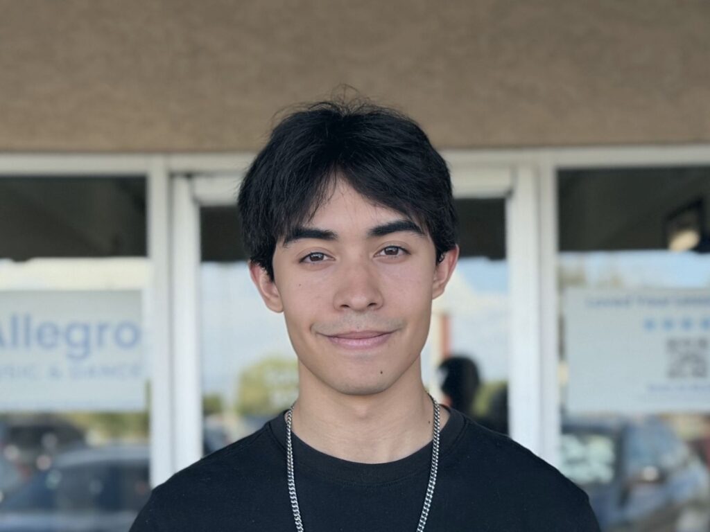 Hiram Perez, guitar teacher at Allegro Music & Dance in Tucson